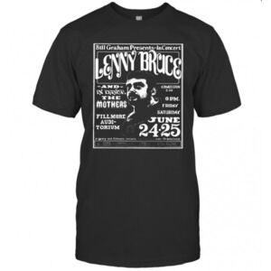 Bill Graham Presents In Concert Lenny Bruce T-Shirt
